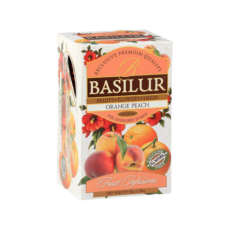 BASILUR Fruit Orange Peach 25x2g
