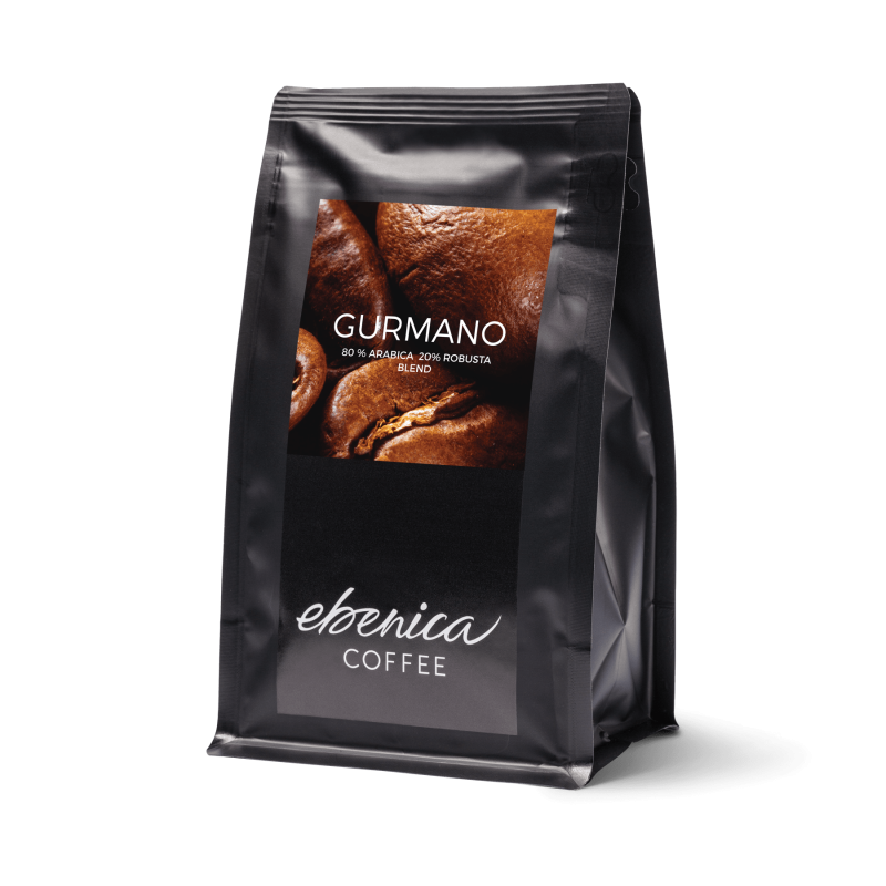 Ebenica Gurmano zrnková káva 1 kg