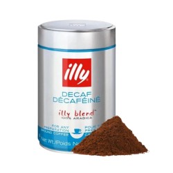 Illy Espresso Decaf bezkofeinová mletá káva 250 g