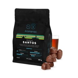 Aromaniac Brazílie Santos zrnková káva 250 g
