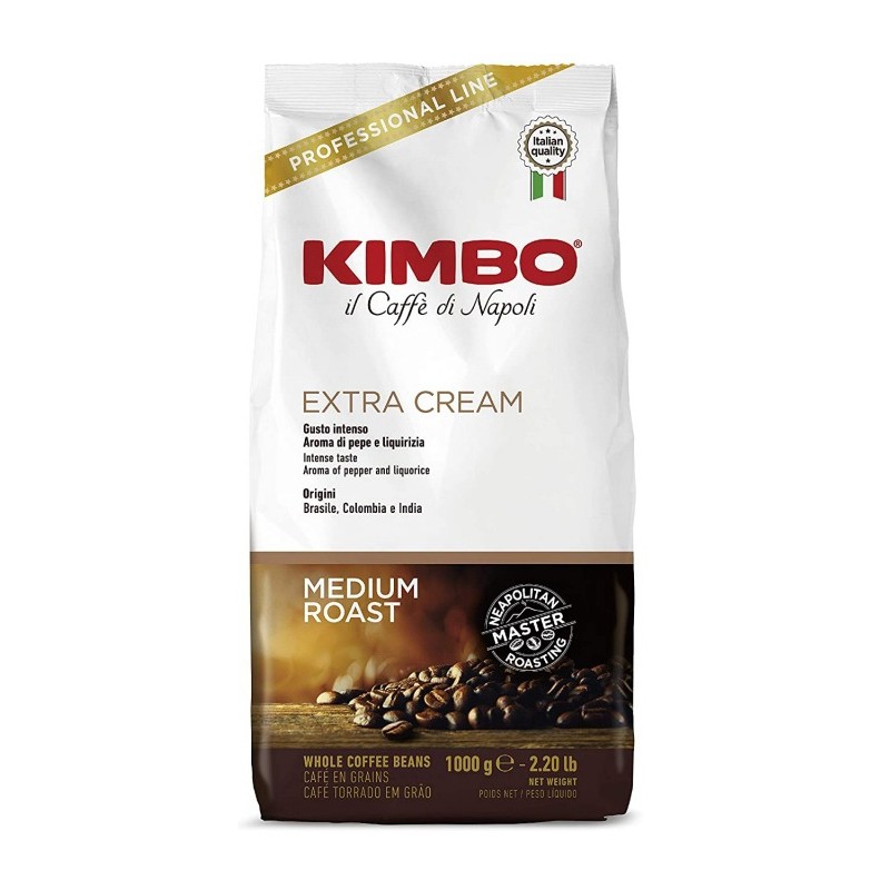 Kimbo Extra Cream zrnková káva 1 kg