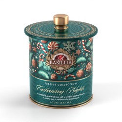 BASILUR Festive Tea Enchanting Nights sypaný zelený čaj 75 g