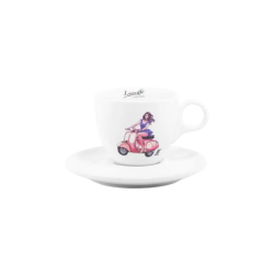 Lucaffé šálek Donna in Vespa pro Cappuccino 150 ml