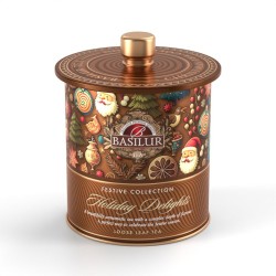 BASILUR Festive Tea Holiday Delights sypaný černý čaj 75 g