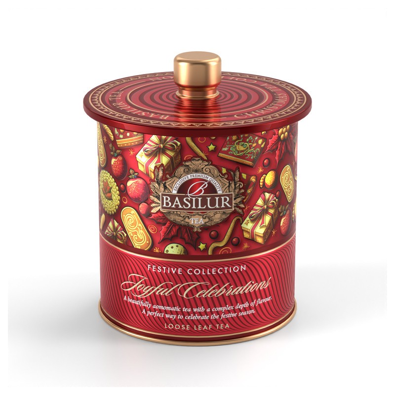 BASILUR Festive Tea Joyful Celebrations sypaný černý čaj 75 g